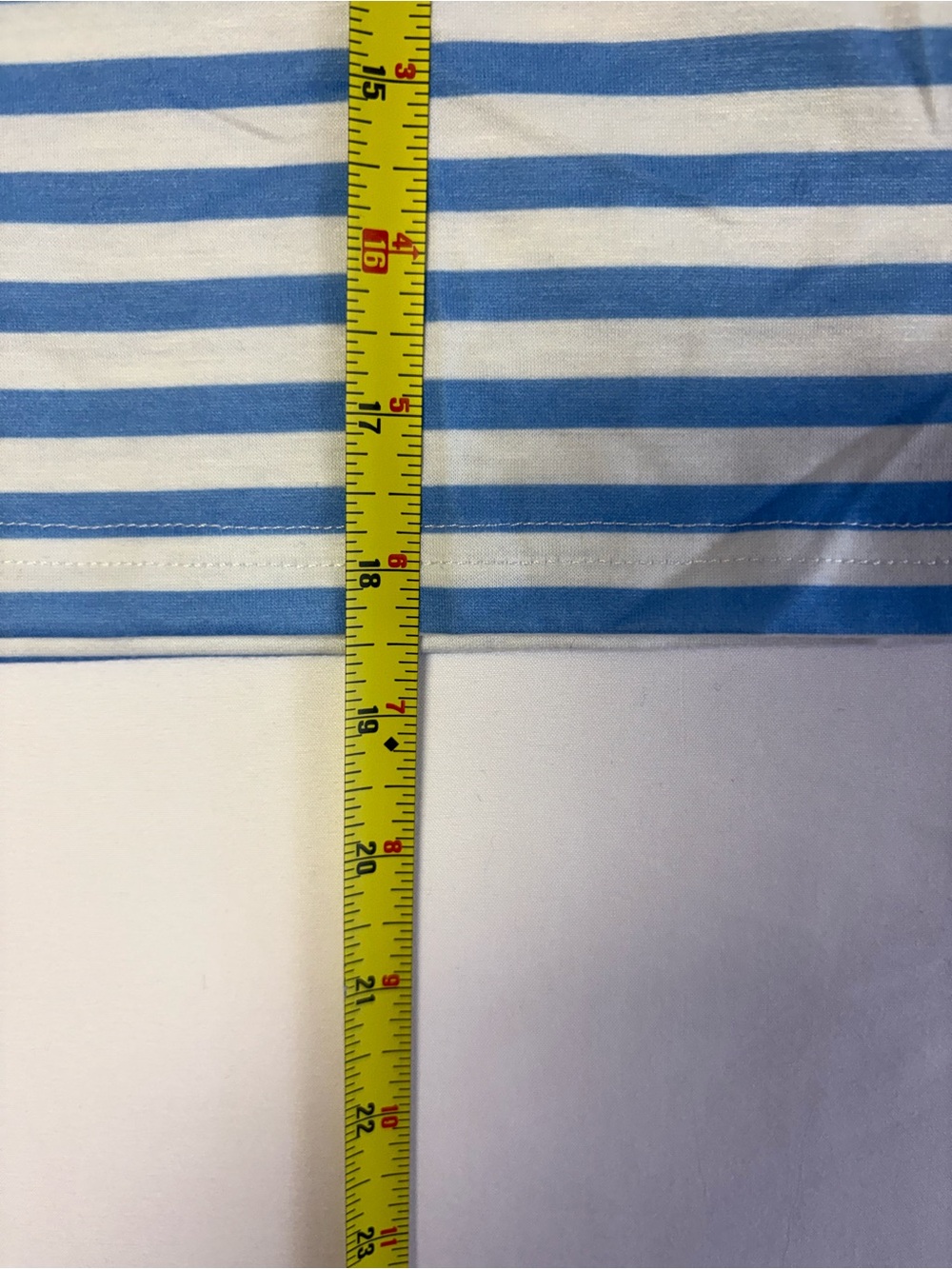 NWOT Blue Striped Cropped Rugby Shirt - Picture 9 of 9